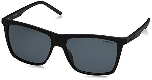 Polaroid PLD 2050/S M9 807 55 Gafas de Sol, Negro (Black/Grey Pz), Hombre