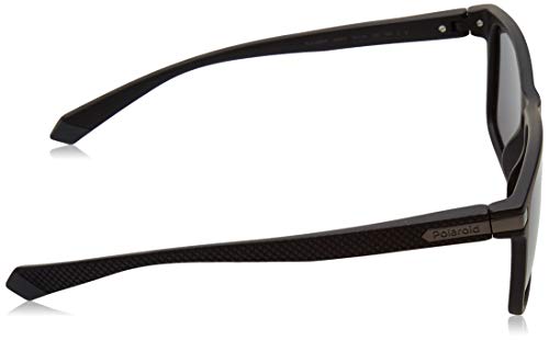 Polaroid PLD 2088/s Sunglasses, 003/EX Matt Black, 55 Unisex-Adult