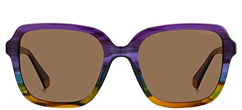Polaroid PLD 4095/s/x Sunglasses, 838/SP Violet Orang, 53 Womens