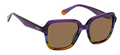 Polaroid PLD 4095/s/x Sunglasses, 838/SP Violet Orang, 53 Womens