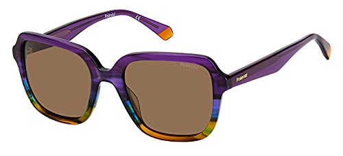 Polaroid PLD 4095/s/x Sunglasses, 838/SP Violet Orang, 53 Womens