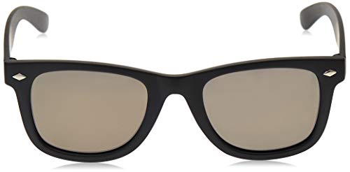 Polaroid PLD 8006/S LM DL5 Gafas de Sol, Negro (Matt Black/Grey Goldmir Pz), 48 Unisex Niños