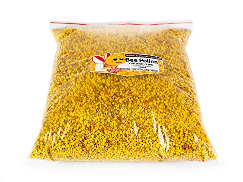 Polen de abeja cruda, 2 kg, absolutamente puro, natural, fresco, producto de Polonia, fabricado por Bees