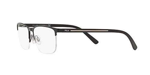 Polo 0PH1187 Monturas de gafas, Ovaladas, 55, Matte Black