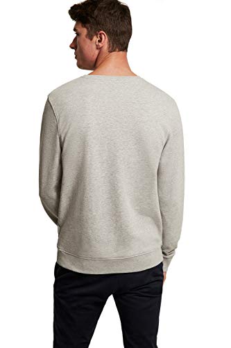 POLO CLUB Sudadera Orgánica Gris Vigoré con Cuello Redondo para Hombre