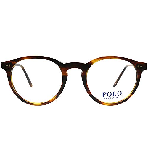 Polo Ralph Lauren 0PH2083, Monturas de Gafas para Hombre, Marrón (Havana Striped), 46