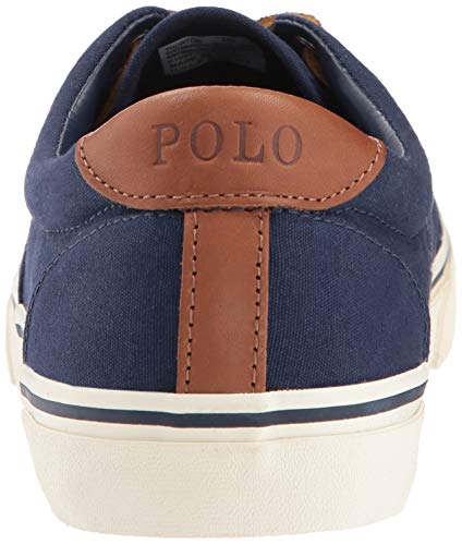 Polo Ralph Lauren Zapatillas Thorton para hombre, azul (Azul marino/flor y brillo), 39.5 EU