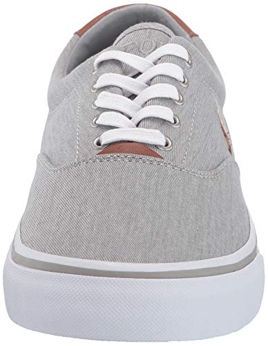 Polo Ralph Lauren Zapatillas Thorton para hombre, gris (Gris claro), 39.5 EU