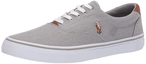 Polo Ralph Lauren Zapatillas Thorton para hombre, gris (Gris claro), 39.5 EU