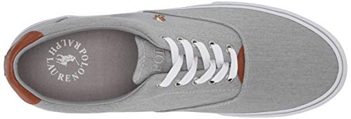 Polo Ralph Lauren Zapatillas Thorton para hombre, gris (Gris claro), 39.5 EU