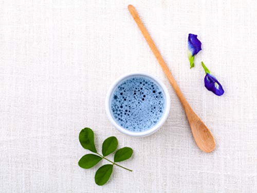 Polvo De Flor De Guisante De Mariposa - colorante azul natural para alimentos - Bluechai 100% natural - guisante de mariposa en polvo puro. Perfecto para bebidas, pasteles y delicias culinarias