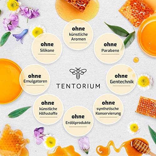 Pomada para el dolor de propóleos antiinflamatoria con veneno de abeja y cera de abeja - crema Tentorium 100 ml - contra el dolor articular, el dolor de espalda y el dolor muscular