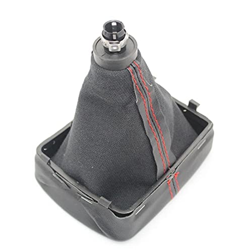 Pomos De Palanca De Cambios,Pomo De Cambio Uso Apto Para VW Polo 9N 9N2 Para GTI 2002 2003 2004 2005 2006 2007 2008 2009 2010 Estilo De Coche Perilla De Cambio De Marchas De 5 Velocidades Bota De Cuer