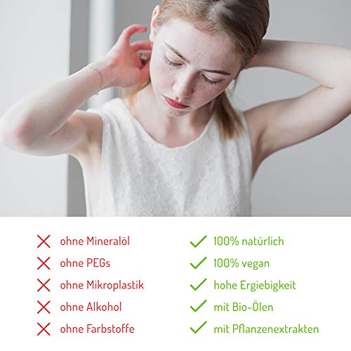 PonyHütchen Desodorante en crema sin sales de aluminio para hombre y mujer + crema desodorante + vegano + hecho a mano en Alemania + 100% natural eficaz – 0% sales de aluminio