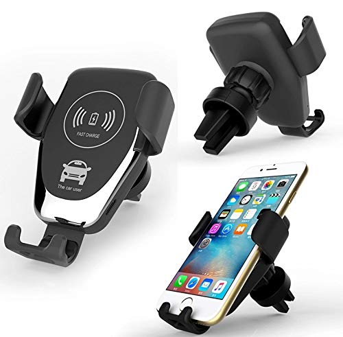 PostQuam - Cargador Inalambrico Coche | Soporte Movil Coche - Cargador Baterias Coche, Cargador Inalambrico - 15W