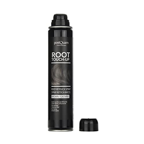 Postquam | Retoca Raices en Spray Color Castaño - Elimina las Canas al Instante - Color Temporal - 200 ML