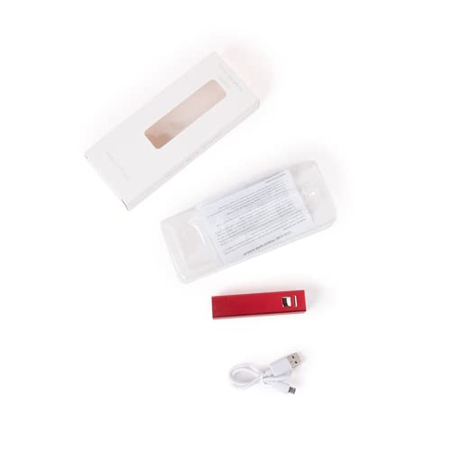 Power Bank Diseño 2200 mAh en Caja de Regalo con Cable USB (4647) - Cargador Ideal para Recuerdos, Regalos de Bodas, Bautizos, Comuniones, Comprar Online