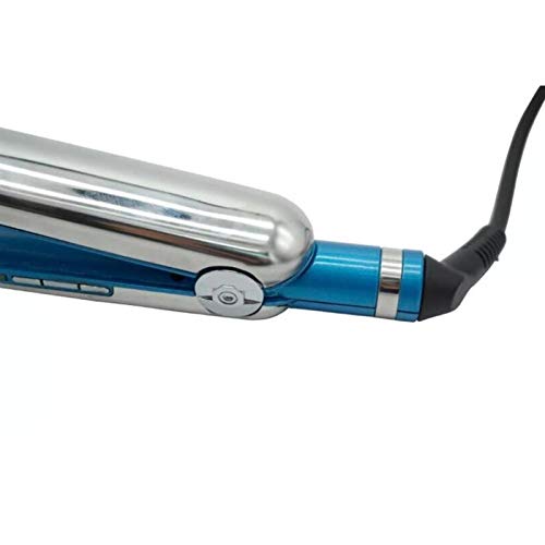 PPCERY Pro Nano Titanium Prima Optima 3000 1/4 '' Titanium 1.25"Plancha de Hierro Plano 465F 110V-240V Curling de Cabello (Color : Blue)
