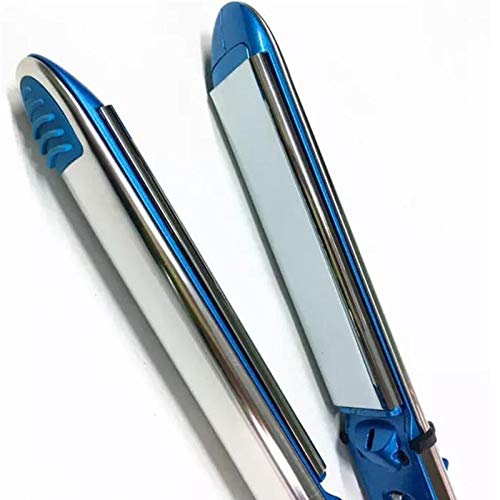 PPCERY Pro Nano Titanium Prima Optima 3000 1/4 '' Titanium 1.25"Plancha de Hierro Plano 465F 110V-240V Curling de Cabello (Color : Blue)