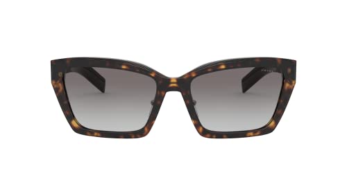 Prada 0PR 14XS Gafas, Dark Havana/Grey Shaded, 56 para Mujer