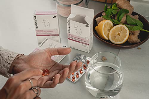 Pranarôm Aromafemina Cápsulas Confort Vías Urinarias Bio, Bienestar Íntimo, alivia el dolor, refuerza el sistema inmunitario, ayuda a prevenir molestias recurrentes, 30 cápsulas