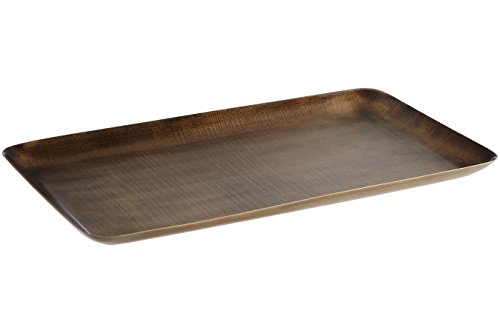 Premier Housewares - Bandeja para cosméticos, latón