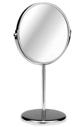 Premier Housewares - Espejo cosmético con Base, Cromado