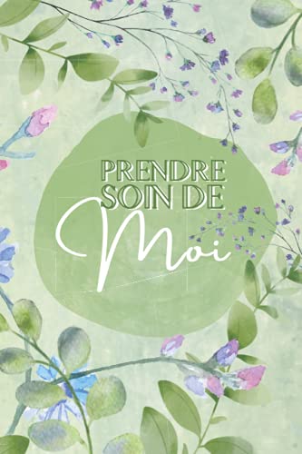 Prendre Soin de Moi: Cahier de bien-être personnel avec réflexion guidée pour le matin et le soir (108 pages noir & blanc: 51 jours + 3 fiches de trackers d'habitude)