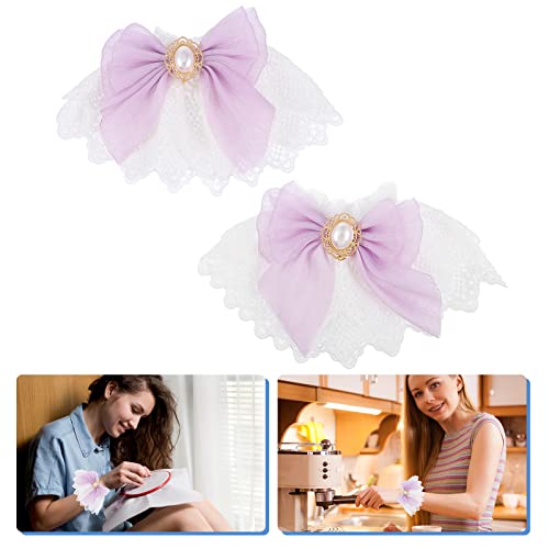 PRETYZOOM 1 pareja lolita encaje muñeca muñeca dulce bowknot muñeca pulgada Cosplay Accesorio