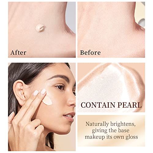 Primer Prebase de Maquillaje, Prebase de Maquillaje Pore Filler, Prebase de Maquillaje Iluminadora, Minimiza poros y líneas Finas, Tez Unificada, Fórmula Vegana - 30 ml