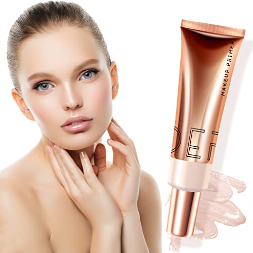 Primer Prebase de Maquillaje, Prebase de Maquillaje Pore Filler, Prebase de Maquillaje Iluminadora, Minimiza poros y líneas Finas, Tez Unificada, Fórmula Vegana - 30 ml