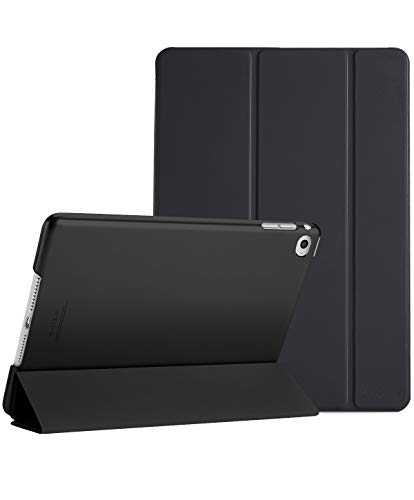 ProCase Funda Inteligente para iPad Air 2, Carcasa Folio Ligera y Delgada con Smart Cover / Reverso Translúcido Esmerilado / Soporte, para Apple iPad Air 2 (A1566 A1567) –Negro