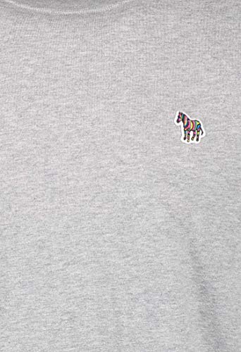 PS by Paul Smith Hombres Cebra de algodón orgánico t-Shirt Gris XXL