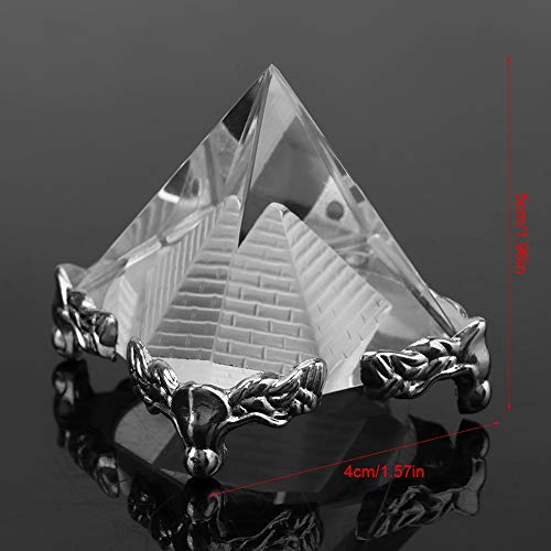 Pssopp Creativos, estatuilla de pirámide de Cristal, estatuilla de pirámides egipcias, Modelo de Estatua, decoración de Escritorio de Oficina en casa