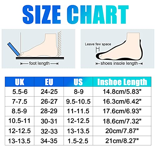 PTHTECHUS Niño Zapatos de Agua Sandalias Descalzas Barefoot Calcetines Respirable Secado rápido Sandalias Nadar Proteger Los Pies Niños