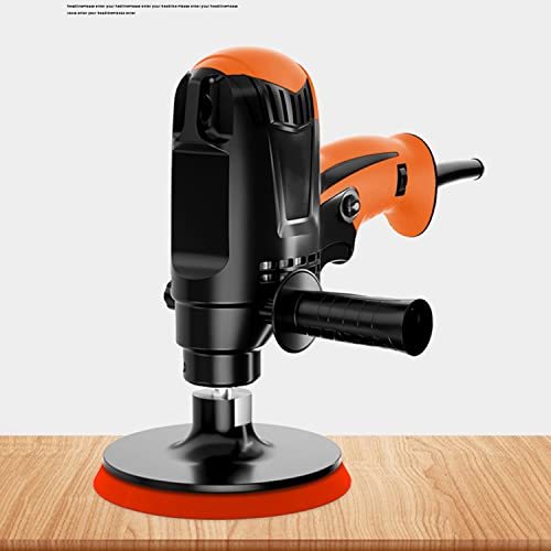 Pulidora eléctrica 980 W, Pulidora Coche velocidad ajustable de seis velocidades, herramienta de pulido de muebles de automóvil