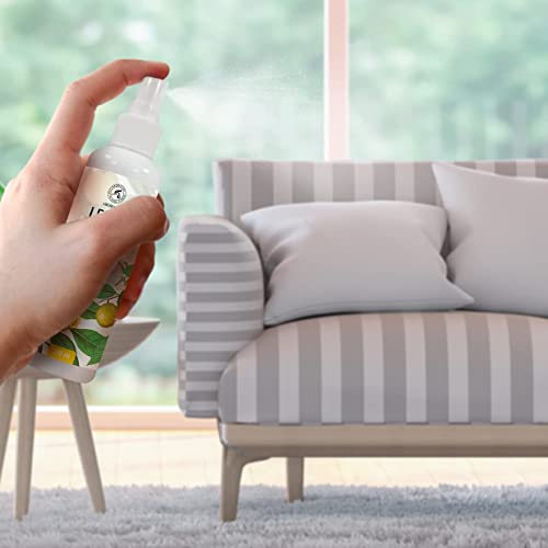 Pulverizador Aromático para Habitación y Ropa de Cama 250ml - Ambientador Pulverizador con Aceite Esencial de Limón - Perfumador Hogar - Perfume de Interior - Fragancia Limón - Spray Almohada