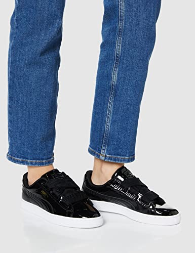 Puma Basket Heart De Mujer Zapatillas Negro