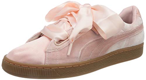 PUMA Basket Heart Vs, Zapatillas Mujer, Rosa, 39 EU