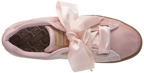 PUMA Basket Heart Vs, Zapatillas Mujer, Rosa, 39 EU