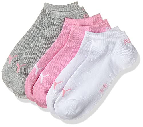 Puma PUMA UNISEX SNEAKER PLAIN 3P, Calcetines Unisex adulto, pack de 3, Rosa (Prism Pink 395), 39/42 (Talla del fabricante: 039)
