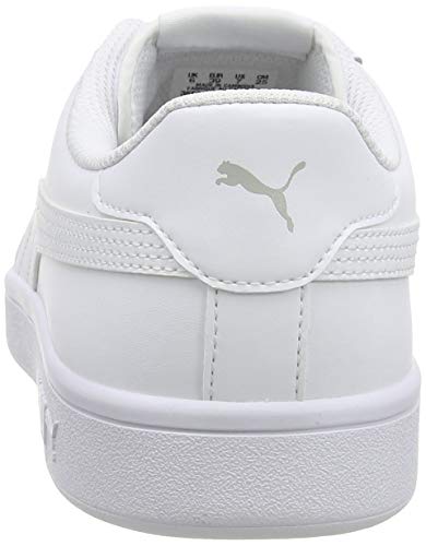 PUMA Smash v2 L, Zapatillas Bajas, para Unisex adulto, Blanco (Puma White-Puma White), 43 EU