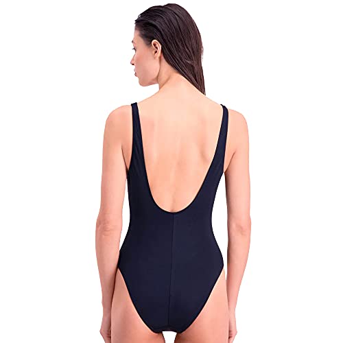 PUMA Women's Swimsuit Bañador de una Pieza, Marina, L para Mujer