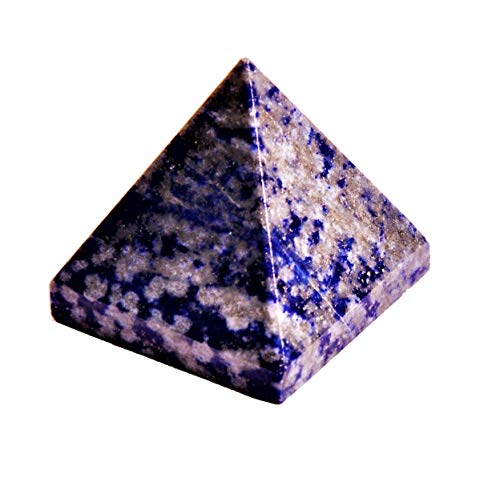 Purpledip Pirámide de lapislázuli: Dije sanador de la buena suerte divino cristal espiritual (11338)
