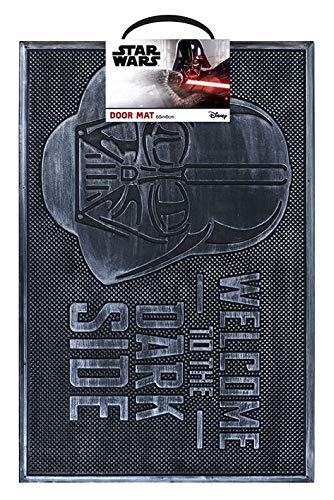 Pyramid International Felpudo de Caucho Star Wars Welcome to Dark Side, Negro, 40 x 60