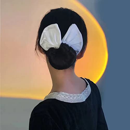 Qagazine Diadema para mujer, diseño de moño de tela, estilo bohemio, para mujer, diseño simple, hermosa, para el cabello, accesorios para mujeres, niñas, diferentes tipos de cabello