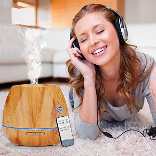 quanju cheer Máquina De Aromaterapia 550ML Humidificador De Aromaterapia Ultrasónico Sin Imprimir Máquina De Aromaterapia Regalo Red De Aire para El Hogar siNone * Enchufe AU