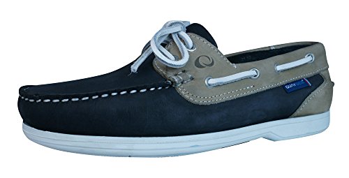 QUAYSIDE Bermuda - Náuticos Mujer, Azul - Blue (Navy/Sand), EU 37 (UK 4)