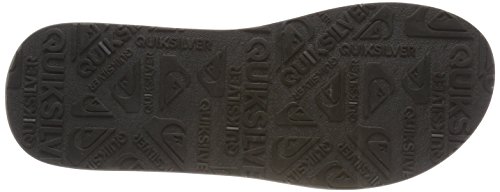 Quiksilver Carver Nubuck-Sandals For Men, Zapatos de Playa y Piscina Hombre, Marrón (Demitasse-Solid Ctk0), 47 EU