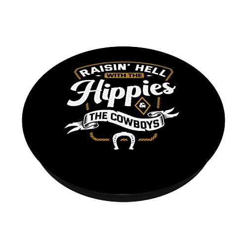 Raisin' Infierno Con Los Hippies & Los Cowboys PopSockets PopGrip Intercambiable
